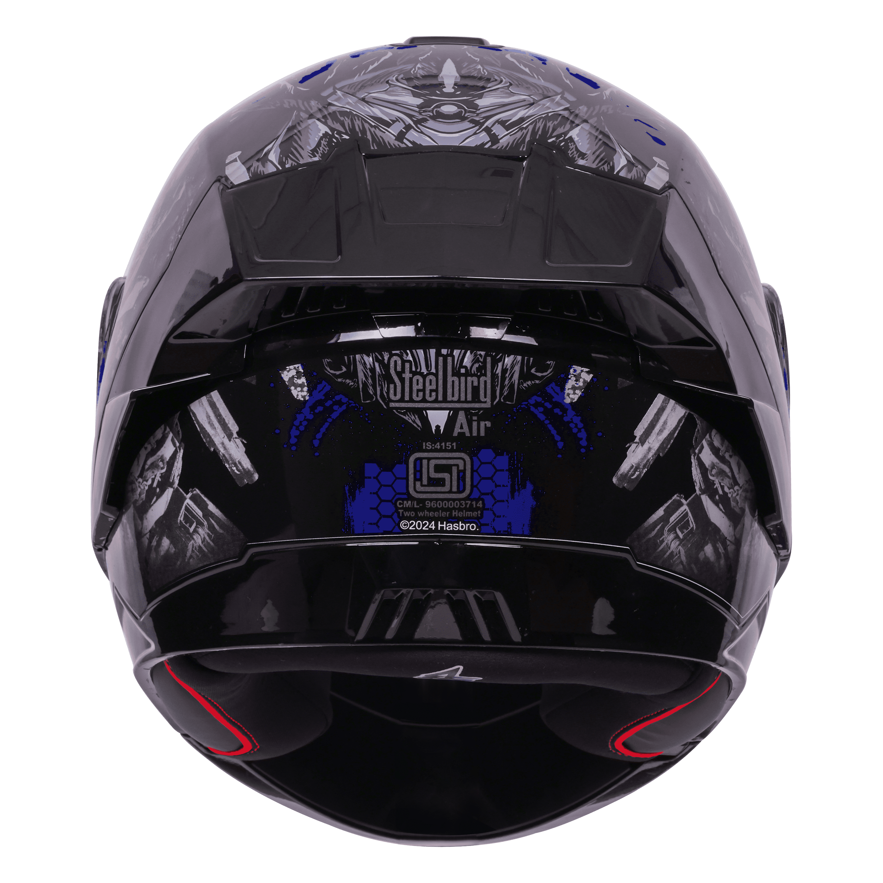 SBA-8 ISS MEGATRON GLOSSY BLACK WITH BLUE